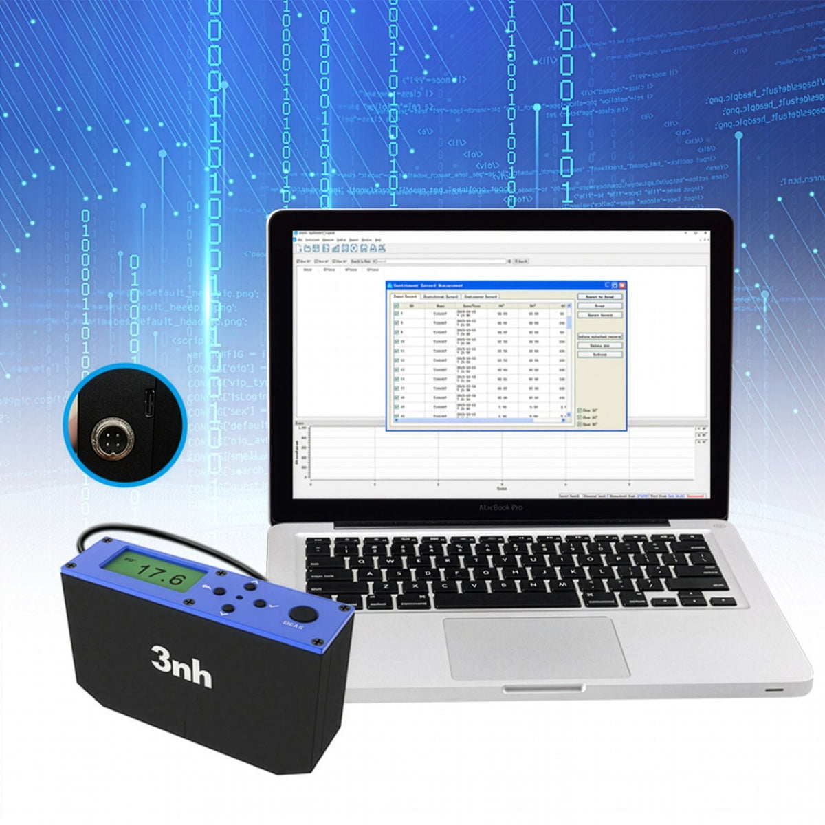 3nh YG60L Plus Online Non-Contact Gloss Meter 6