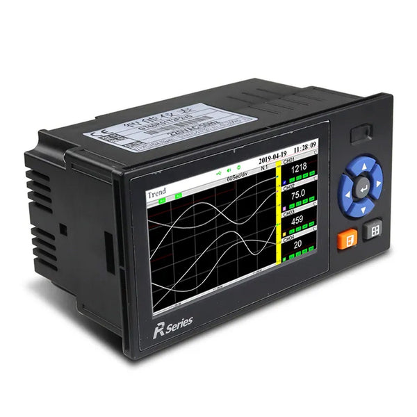 6-Channel Multi-Parameter Data Logger | Temperature RTD Pressure 4-20mA 0-5V Voltage with RS485 -