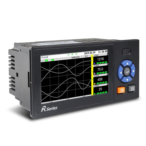 6-Channel Multi-Parameter Data Logger | Temperature RTD Pressure 4-20mA 0-5V Voltage with RS485 -