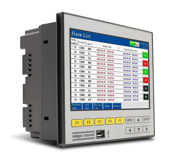 6 Channel Multi-Parameter Datalogger | Temperature RTD Pressure 4-20mA 0-5V Voltage with RS485 -