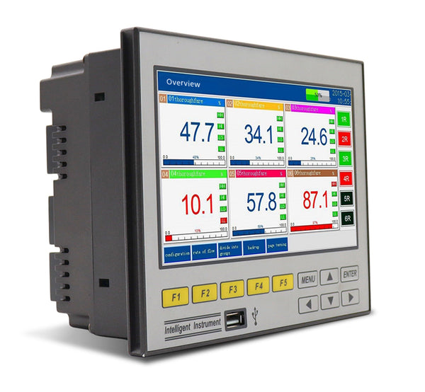 6 Channel Multi-Parameter Datalogger | Temperature RTD Pressure 4-20mA 0-5V Voltage with RS485 -