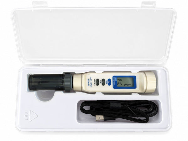 6 In 1 Multi-Parameter Water Quality Pen Kit with case and accessories
