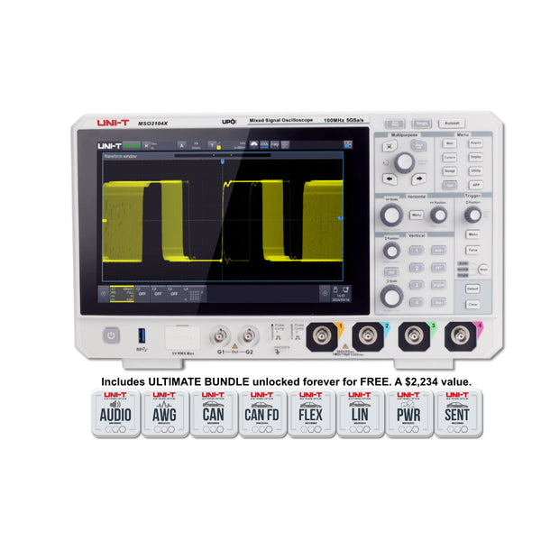 MSO2104X 100 MHz 4Ch Mixed Signal Oscilloscope — mso2104x-100-mhz-4ch-mixed-signal-oscilloscope — Digital Oscilloscopes — Uni-Trend US