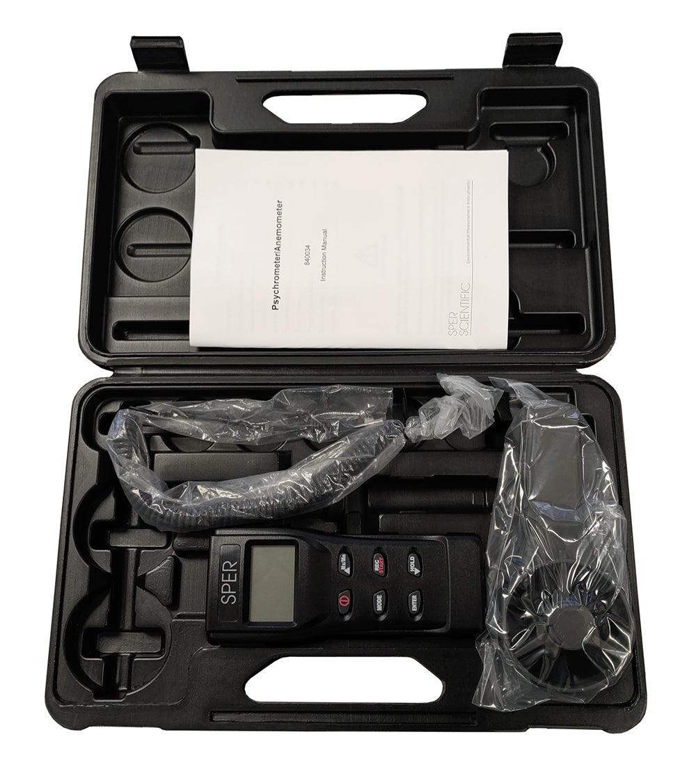 Psychrometer / Anemometer | Sper Scientific Direct