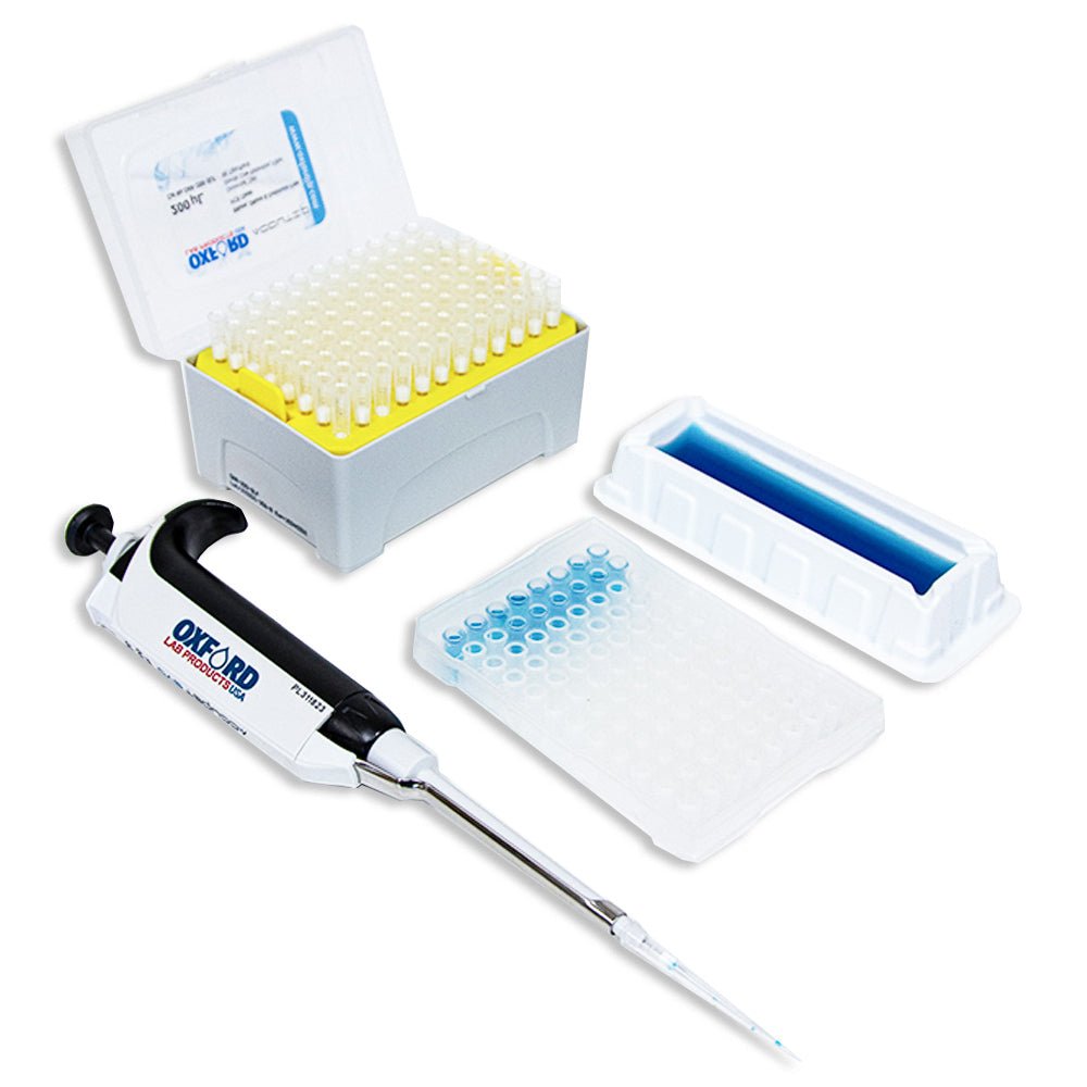 Accupet Evo Single Channel Pipettes with tubes and Supplies