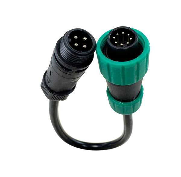 Adapter cable for optical dissolved oxygen meter by Sper Scientific, showing black wiring and green and black connectors.