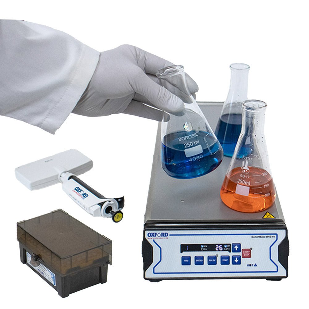 BenchMate 10-Position Magnetic Hotplate Stirrer
