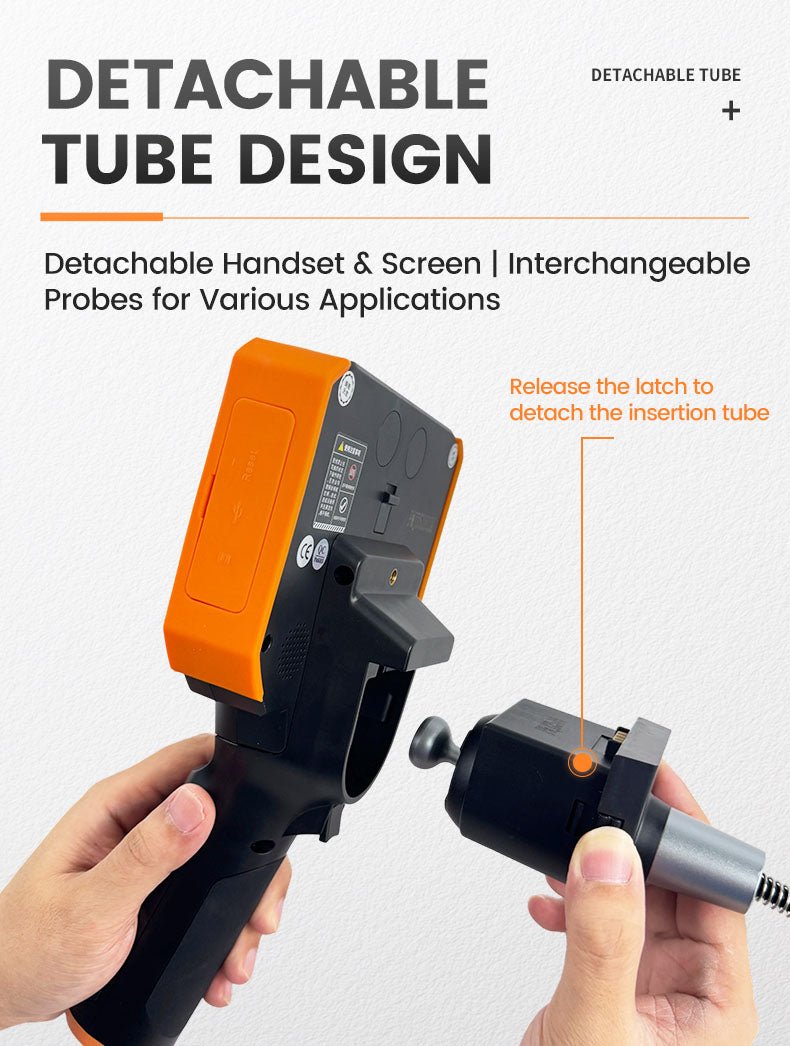 BRK-30 Pro Series 360° Articulating HD Borescope Detachable Tube