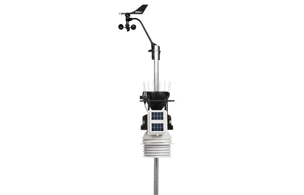 Accessory daytime fan aspirated radiation shield kit by Davis Instruments with a solar panel and sensors.