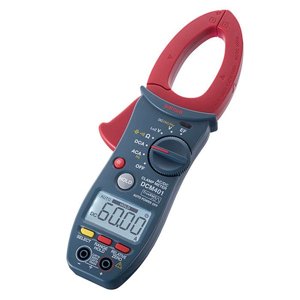 Sanwa DCM401 | AC/DC Clamp Meter with Multimeter Functionality Side View
