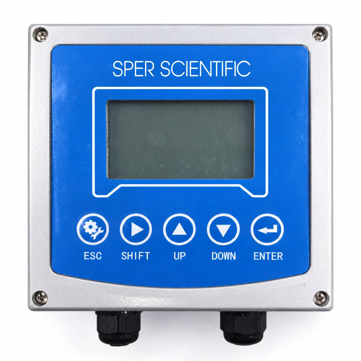 Sper Scientific 870002E pH ORP analyzer, front view with display off