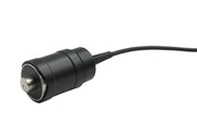 Black F10 probe for CTN-300 coating thickness gauge by BRK, with metal sensor tip and black cable.