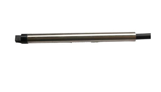 General pen probe for VORTEX series flaw detectors by BRK, a stainless steel instrument with black tip and cord.
