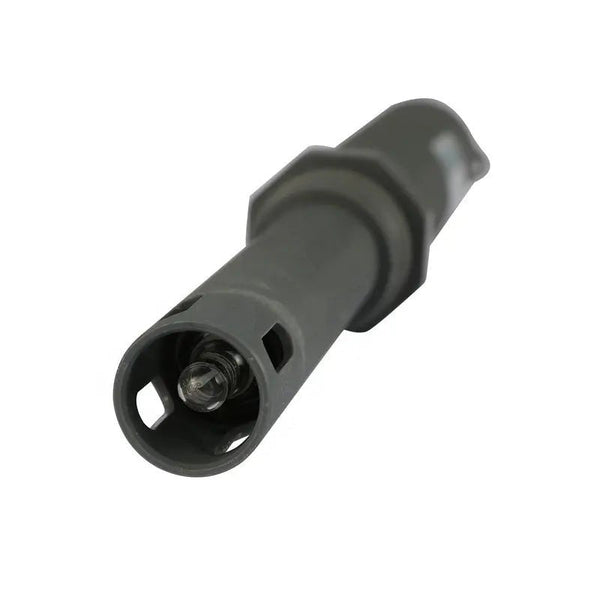 Gray digital residual chlorine sensor by Sper Scientific with a clear glass bulb at the end.