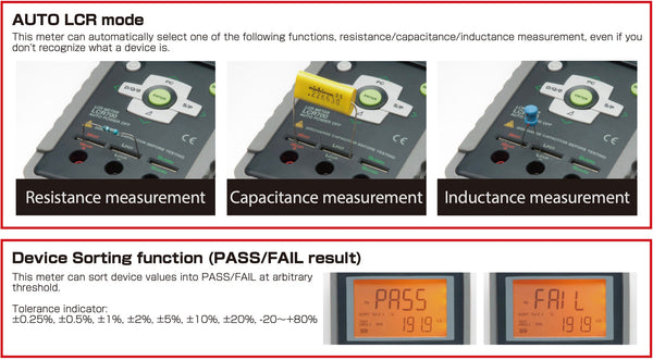 Sanwa LCR701 | Handheld Digital LCR Multimeter Auto LCR mode