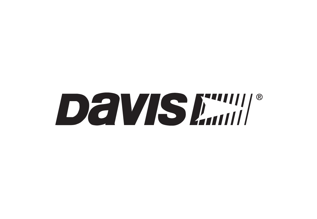 Replacement part by Davis Instruments with an arrow design of vertical lines.