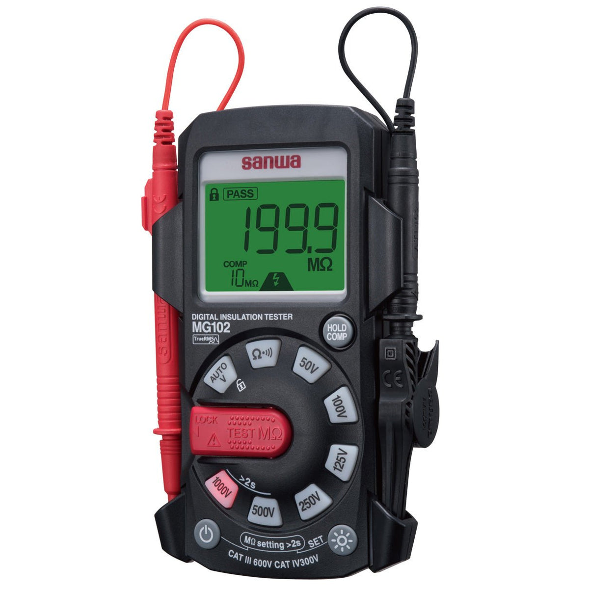 Sanwa MG102 | Pocket-Sized 1000V Insulation Resistance Tester