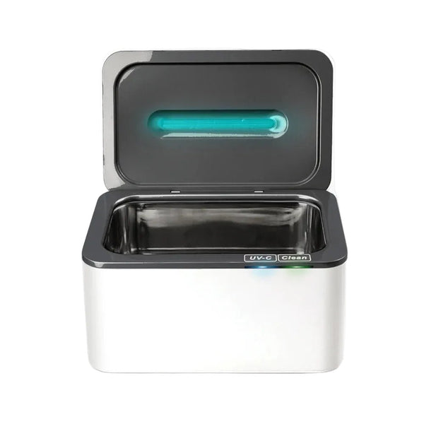 UVC Ultrasonic cleaner with UV light On