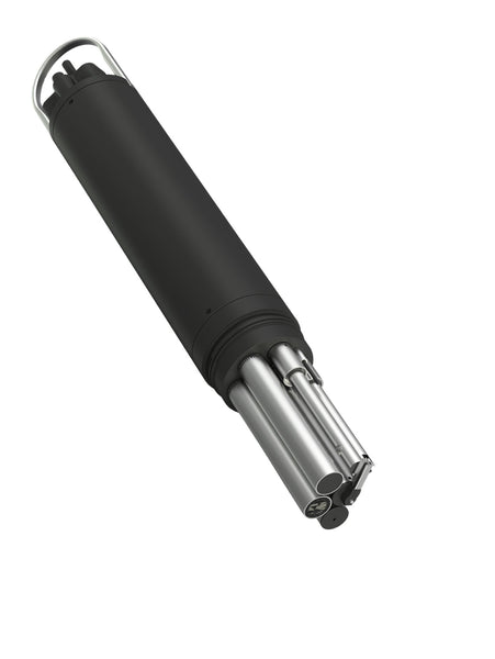 Portable multi-parameter water quality analyzer by Sper Scientific with a cylindrical design and multiple stainless steel probes.
