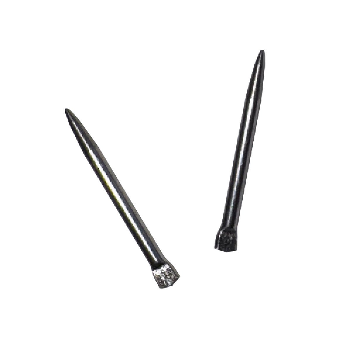 Moisture meter replacement pins by Sper Scientific, in shiny metal with textured ends.