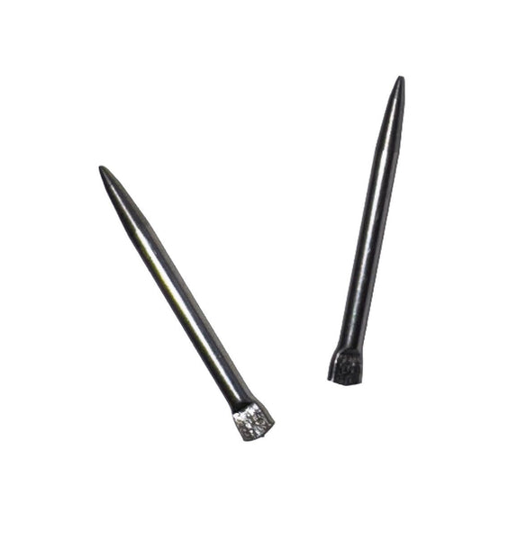 Moisture meter replacement pins by Sper Scientific, in shiny metal with textured ends.