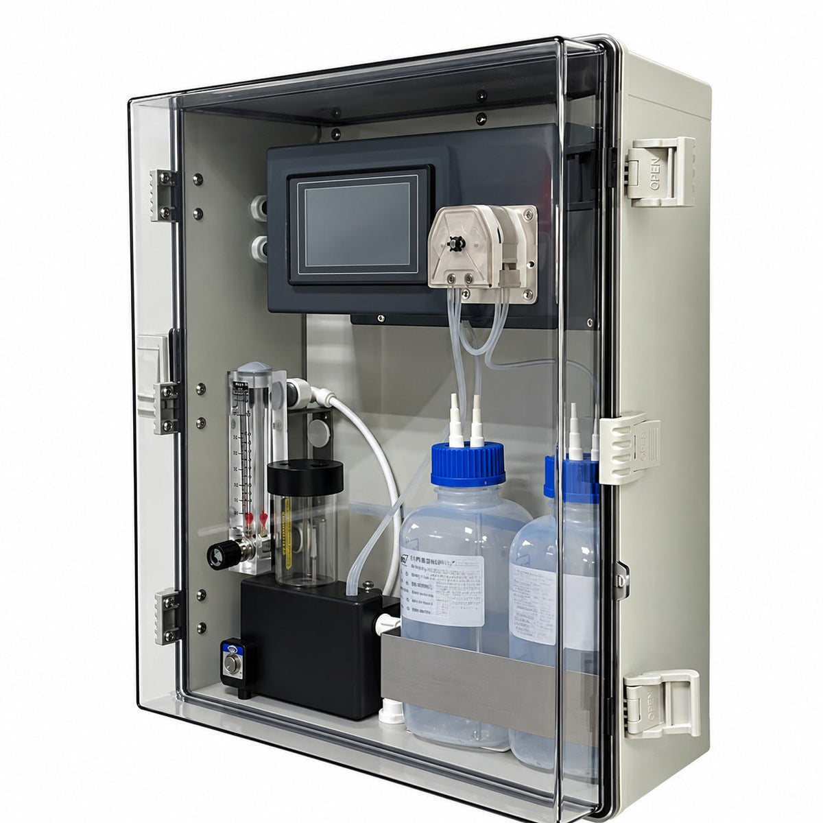Sper Scientific 870017 DPD Colorimetry Chlorine Analyzer, closed cabinet view
