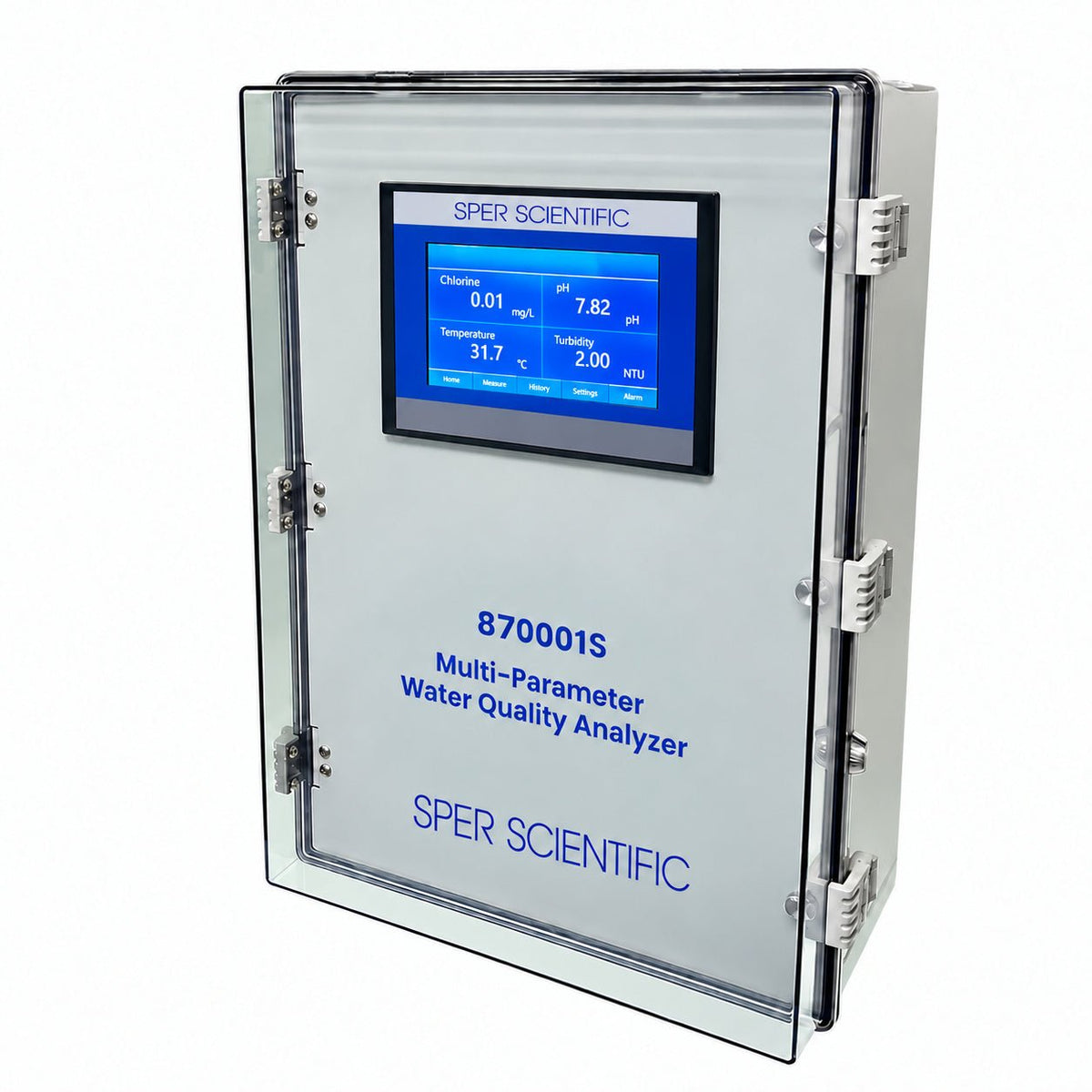 Sper Scientific 870001S analyzer with blue company logo