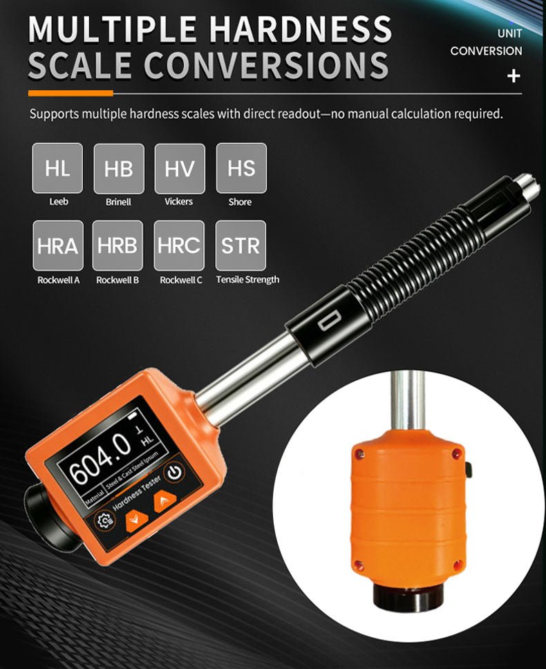 PLH-150 Pen-Type Leeb Hardness Tester- Scale Conversions