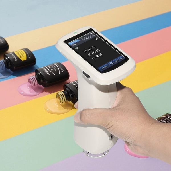 PS411 Spectrophotometer with nail polish colors