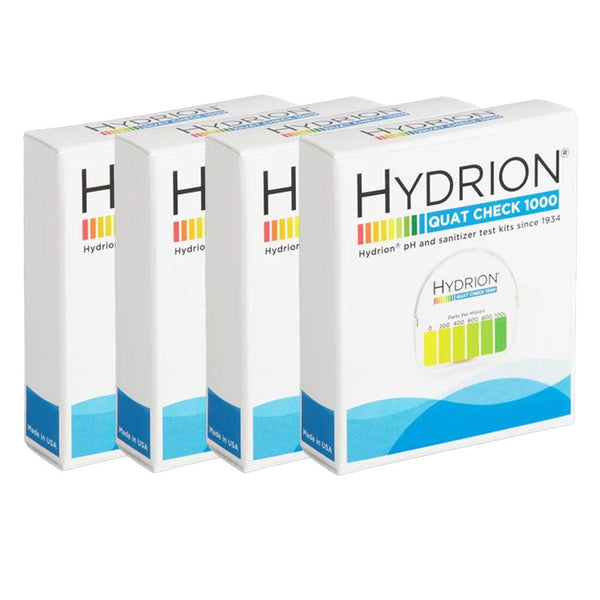 Quat Chek 0-1000ppm High-Range Test Kit 4 pack