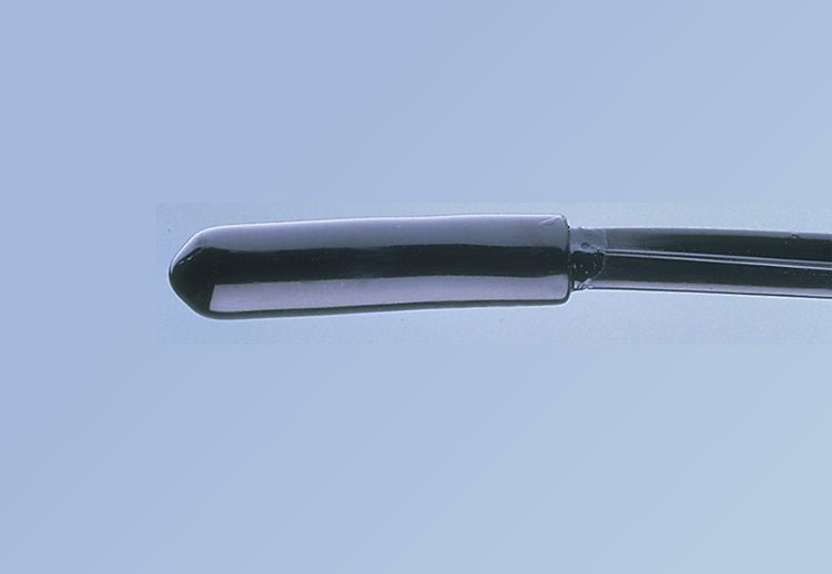 Black temperature probe with RJ connector by Davis Instruments, shown in a close-up view.