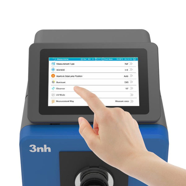 TS8503 Benchtop Grating Spectrophotometer touch screen controls