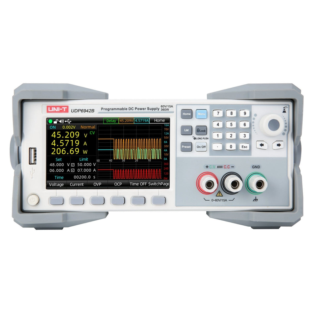 UDP6942B 360W 60V/15A Programmable DC Switching Power Supply