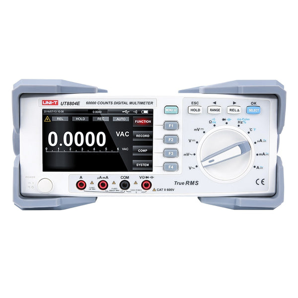UNI-T UT8804E Advanced-Series Bench Digital Multimeter is a 4⅚-digit auto-ranging True-RMS meter