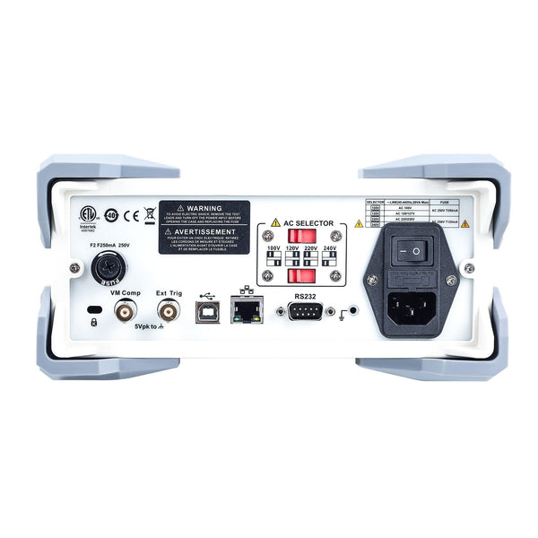 UNI-T UT8805E Performance-Series Bench Digital Multimeter&nbsp;is a 5½-digit auto-ranging True-RMS meter back view