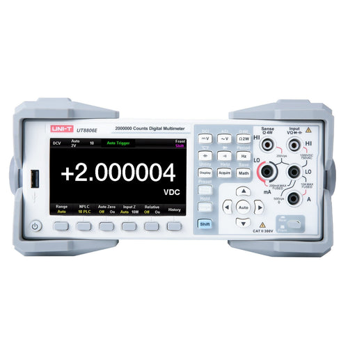 UNI-T UT8806E Performance-Series Bench Digital Multimeter is a 6½-digit auto-ranging True-RMS meter
