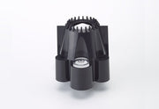 Black UV sensor by Davis Instruments with four cylindrical ports and central bubble level indicator.