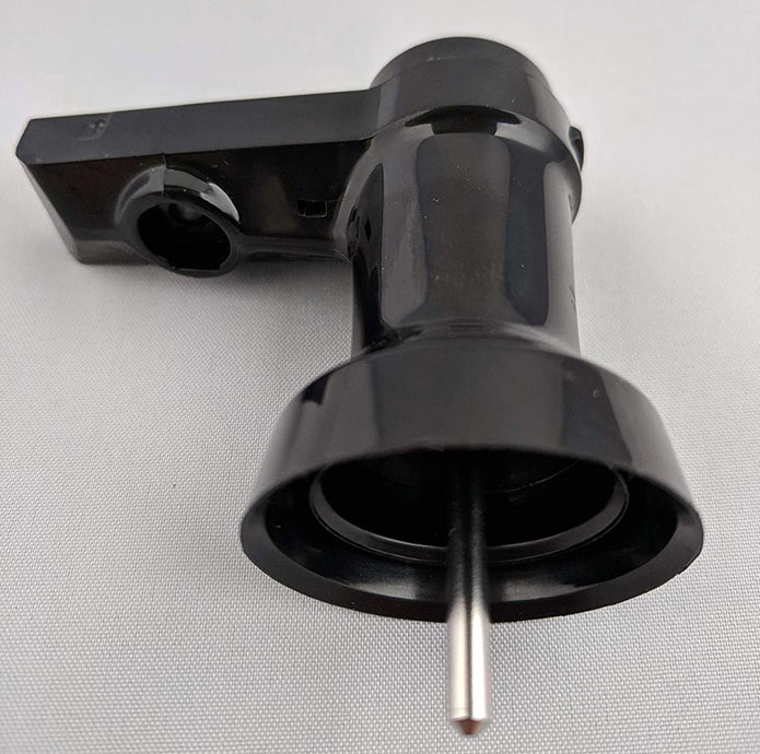 Black plastic replacement part by Davis Instruments featuring a metal pin.