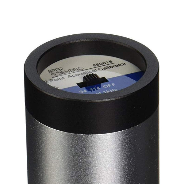 2-Pt. Acoustical Calibrator - Sper Scientific Direct