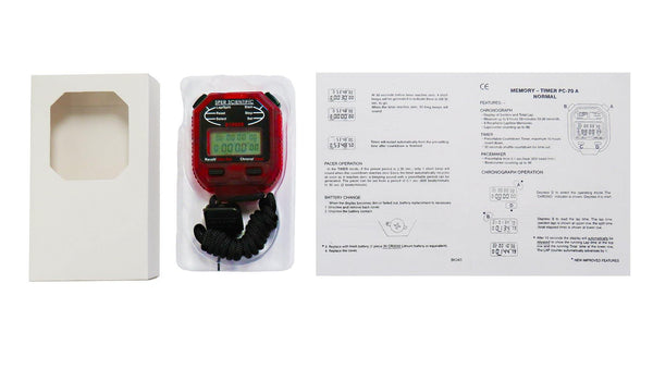 8-Memory Stopwatch - Sper Scientific Direct