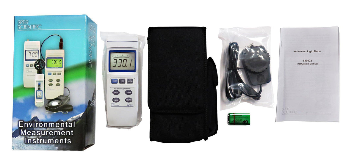 Advanced Light Meter | Sper Scientific Direct