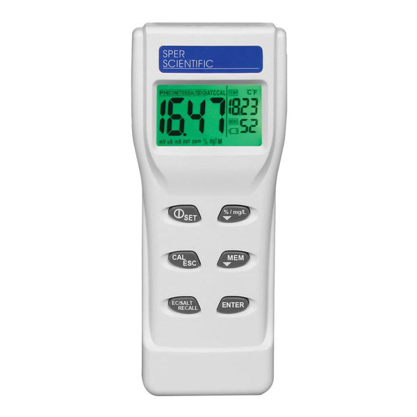 Combination Water Meter Kit with Dissolved Oxygen Probe | Sper Scientific Direct