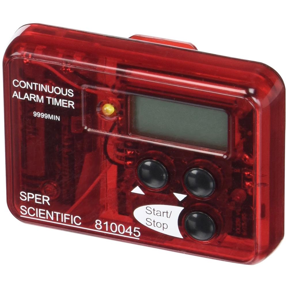 Continuous Alarm Timer | Sper Scientific Direct