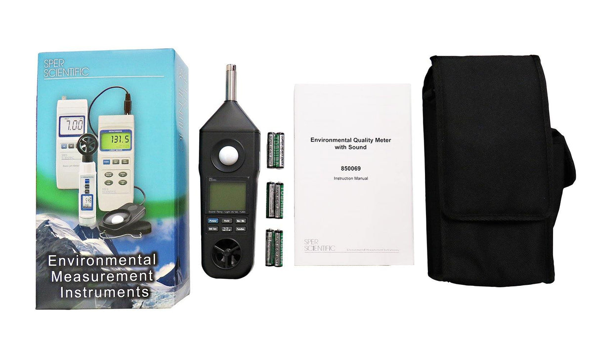 Environmental Quality Meter With Sound | Sper Scientific Direct