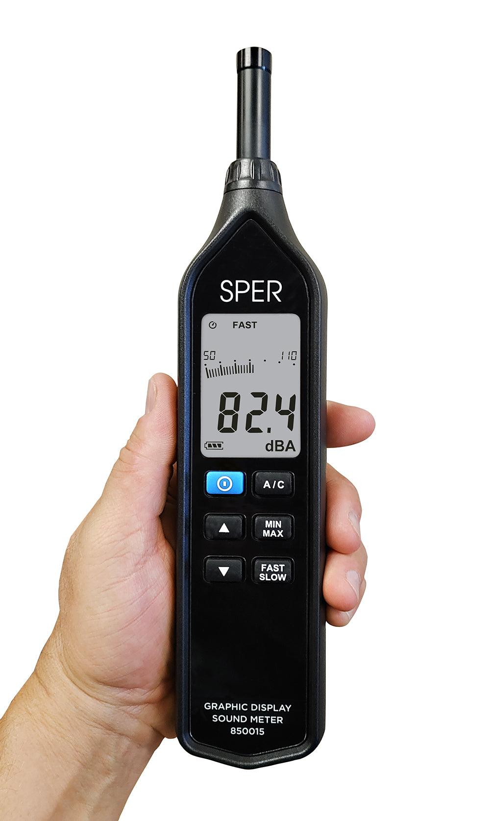 Graphic Display Sound Meter | Sper Scientific Direct
