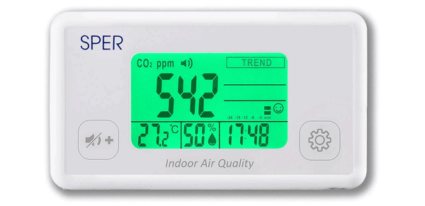 Indoor Air Quality Monitor with Color Coded Display | Sper Scientific Direct