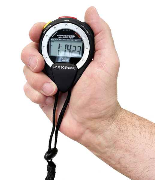 Large Display Water Resistant Stopwatch | Sper Scientific Direct