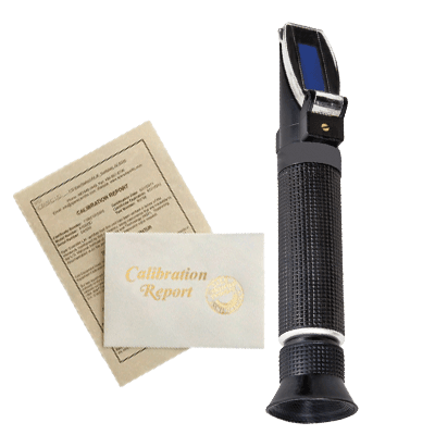 NIST Traceable Certificate of Calibration - Optical Refractometers (requires refractometer purchase) | Sper Scientific Direct