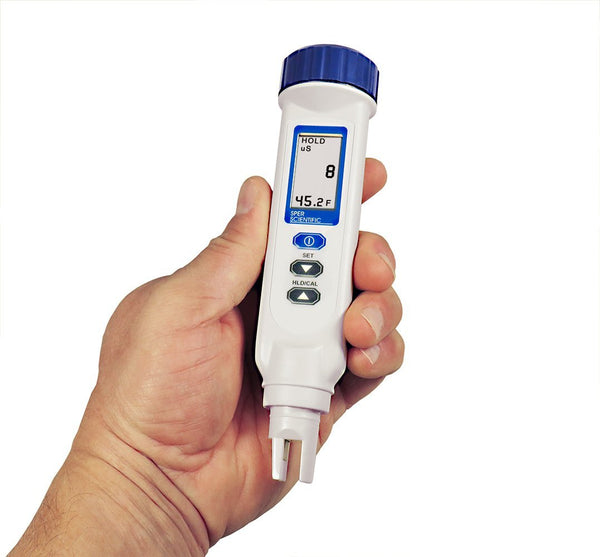 Waterproof Conductivity Meter (Pen Style) - Sper Scientific Direct