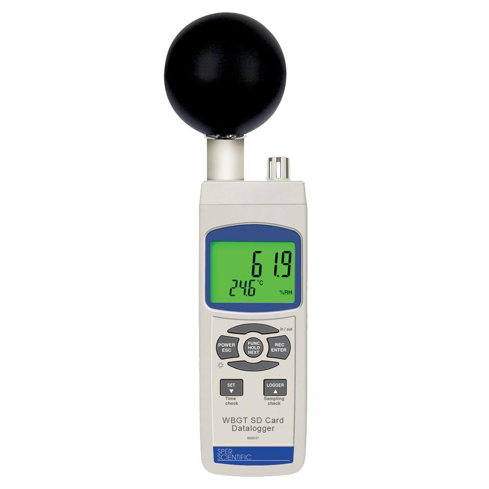 Wet Bulb Globe SD Card Logger - Sper Scientific Direct